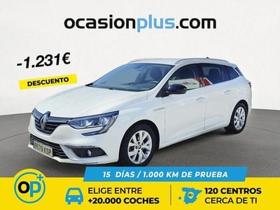 Blanco Usado 2018 Renault Mégane GrandTour LIMITED Familiar | 13.150 € (Precio justo)