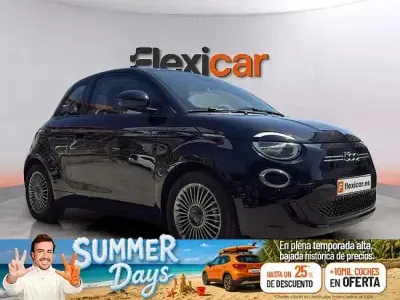 Usado Fiat 500e Icon 86 kW (118 CV) 2022 Negro Utilitario