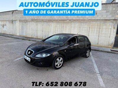 Usado Seat Leon Ecomotive 105 CV (77 kW) 2008 Negro Utilitario