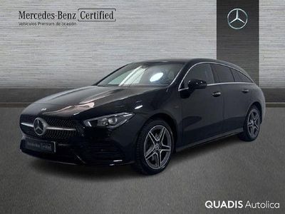 Usado Mercedes CLA250e Shooting Brake 218 CV (160 kW) 2021 Negro noche Familiar