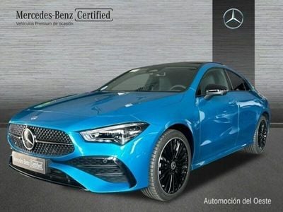 Azul Usado 2024 Mercedes CLA250e AMG line Berlina | 49.900 €