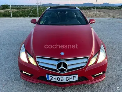 Usado Mercedes E350 Elegance 231 CV (169 kW) 2009 Rojo Coupe
