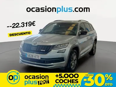 Usado Skoda Kodiaq SportLine 150 CV (110 kW) 2019 Gris SUV
