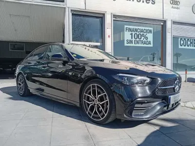 Usado Mercedes C200 163 CV (119 kW) 2023 Negro Berlina