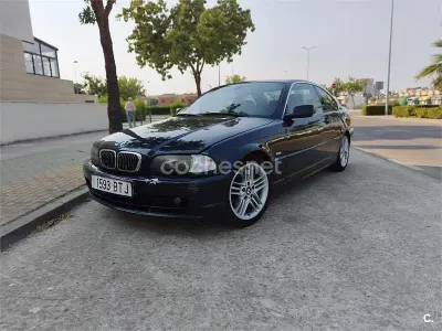 Usado BMW 320 170 CV (125 kW) 2002 Azul Coupe