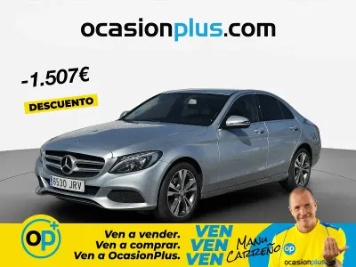 Usado Mercedes C220 Avantgarde 170 CV (125 kW) 2016 Gris Berlina