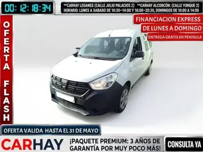 Usado Dacia Dokker Ambiance 102 CV (75 kW) 2019 Blanco Monovolumen