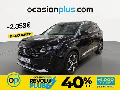 Usado Peugeot 3008 GT 130 CV (95 kW) 2021 Negro SUV