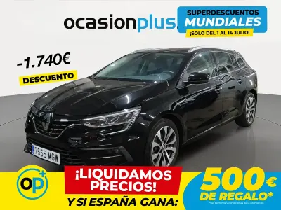 Usado Renault Mégane GrandTour Techno 140 CV (102 kW) 2023 Negro Familiar