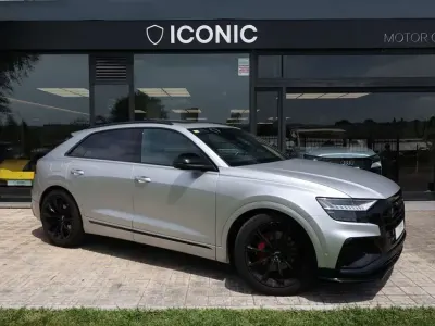 Usado Audi Q8 S-Line 340 CV (250 kW) 2020 Gris SUV