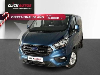 Azul Usado 2024 Ford Transit Custom Trend Familiar | 29.800 € (Precio justo)