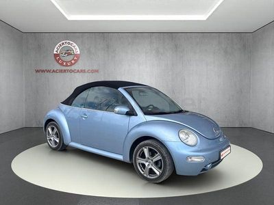 Usado VW New Beetle 100 CV (73 kW) 2003 Azul Utilitario