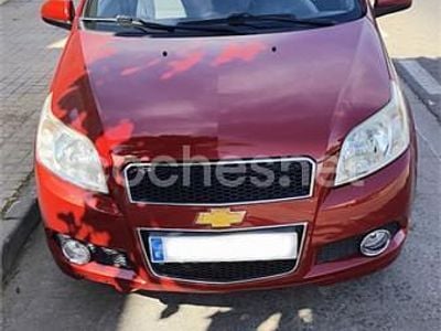 Usado Chevrolet Aveo LT 100 CV (73 kW) 2009 Rojo Berlina
