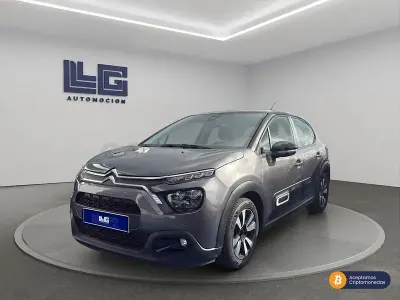 Usado Citroën C3 Feel 83 CV (61 kW) 2022 Gris / plata Utilitario