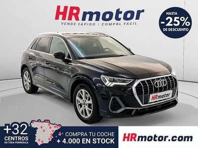 Usado Audi Q3 S-Line 150 CV (110 kW) 2020 Negro SUV