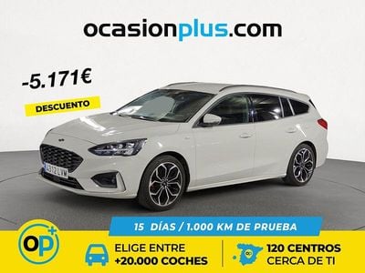 Blanco Usado 2021 Ford Focus ST-Line X Familiar | 17.950 € (Precio justo)