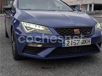 Usado Seat Leon ST CUPRA 300 CV (220 kW) 2018 Azul Familiar