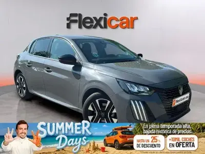 Usado Peugeot 208 Allure 100 CV (73 kW) 2025 Gris Utilitario