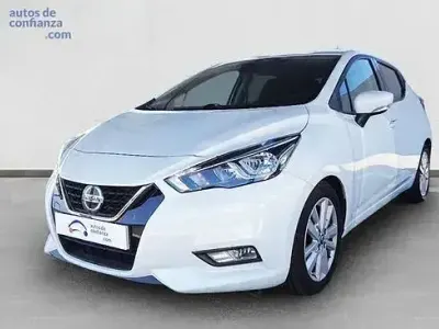 Usado Nissan Micra Acenta 100 CV (73 kW) 2019 Blanco Utilitario