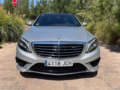 Usado Mercedes S63 AMG AMG 585 CV (430 kW) 2015 Gris Berlina