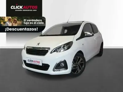 Begagnad Peugeot 108 Allure 72 HK (52 kW) 2021 Vit Halvkombi