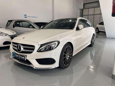 Usado Mercedes C220 194 CV (142 kW) 2018 Blanco Familiar