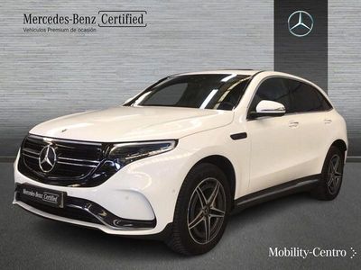Usado Mercedes EQC400 AMG line 300 kW (408 CV) 2021 Blanco polar SUV