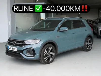 Usado VW T-Roc R-line 150 CV (110 kW) 2022 Verde SUV