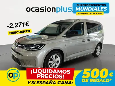 Usado VW Caddy 114 CV (83 kW) 2022 Gris Monovolumen