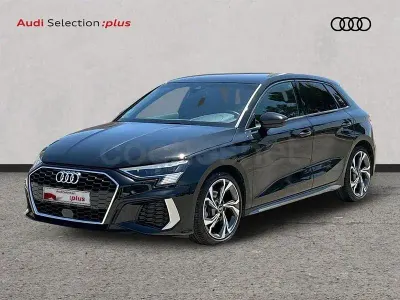 Usado Audi A3 150 CV (110 kW) 2023 Negro Berlina