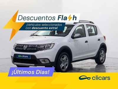 Usado Dacia Sandero Stepway Ambiance 90 CV (66 kW) 2018 Blanco Utilitario