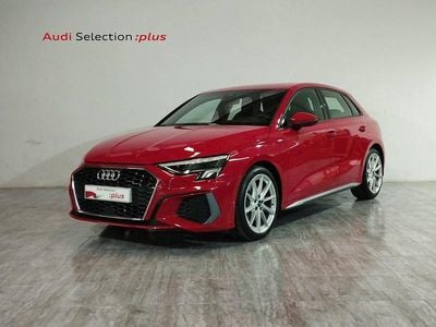 Usado Audi A3 116 CV (85 kW) 2021 Rojo Berlina