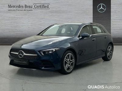 Usado Mercedes A250 218 CV (160 kW) 2021 Azul denim Berlina