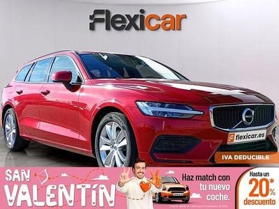 Usado Volvo V60 Momentum 163 CV (119 kW) 2021 Rojo Familiar