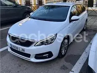 Begagnad Peugeot 308 SW Business-Line 100 HK (73 kW) 2020 Vit Kombi