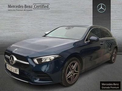 Usado Mercedes A250 AMG line 160 CV (117 kW) 2021 Azul Berlina
