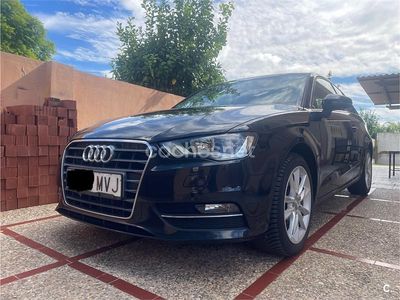Usado Audi A3 Ambition 125 CV (91 kW) 2013 Negro Berlina