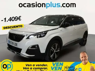 Usado Peugeot 5008 GT-line 131 CV (96 kW) 2019 Blanco SUV
