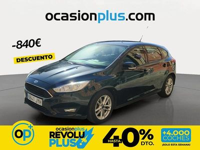 Usado Ford Focus Trend+ 125 CV (91 kW) 2017 Negro Utilitario