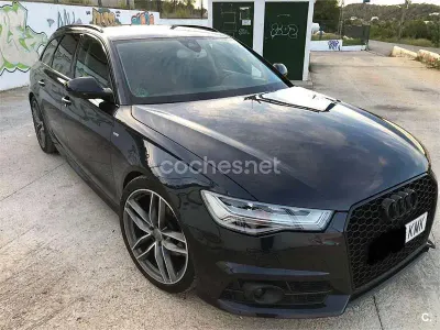Usado Audi A6 S-Line 190 CV (139 kW) 2018 Negro Familiar
