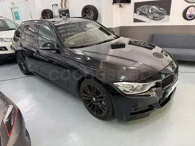 Usado BMW 320 Efficient Dynamics 184 CV (135 kW) 2015 Negro Familiar
