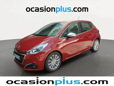 Usado Peugeot 208 Allure 100 CV (73 kW) 2017 Rojo Utilitario