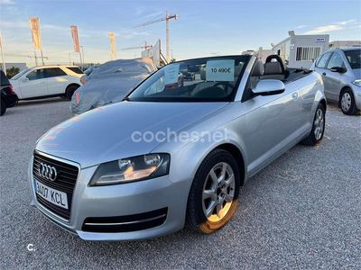 Usado Audi A3 Cabriolet Attraction 105 CV (77 kW) 2011 Gris / plata Descapotable
