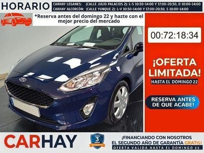 Usado Ford Fiesta Trend 125 CV (91 kW) 2021 Negro Utilitario