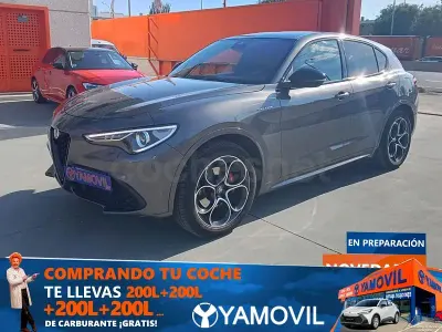 Usado Alfa Romeo Stelvio Veloce 280 CV (205 kW) 2022 Gris / plata SUV