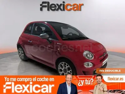 Usado Fiat 500C Sport 70 CV (51 kW) 2022 Rojo Descapotable
