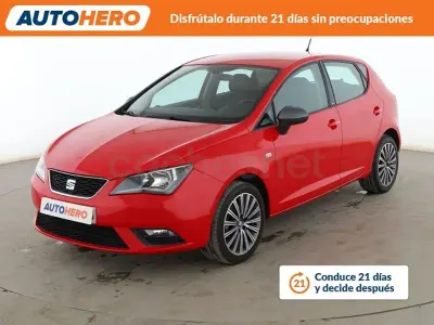 Usado Seat Ibiza CONNECT 90 CV (66 kW) 2017 Rojo Berlina