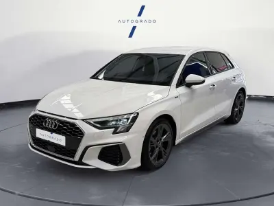 Usado Audi A3 Sportback S-Line 150 CV (110 kW) 2022 Blanco Utilitario