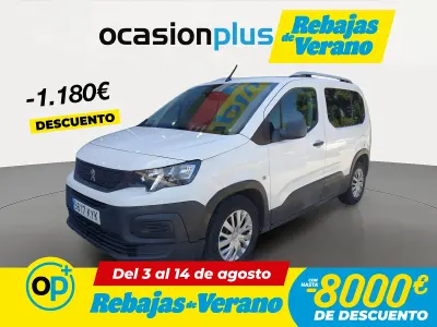 Usado Peugeot Rifter Access 75 CV (55 kW) 2019 Blanco Monovolumen