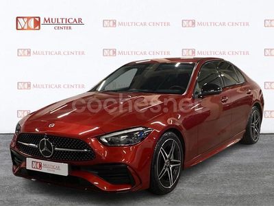 Usado Mercedes C200 163 CV (119 kW) 2023 Rojo Berlina